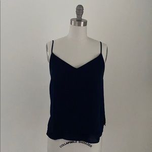 Navy Forever 21 V-Neck Tank Blouse Size S